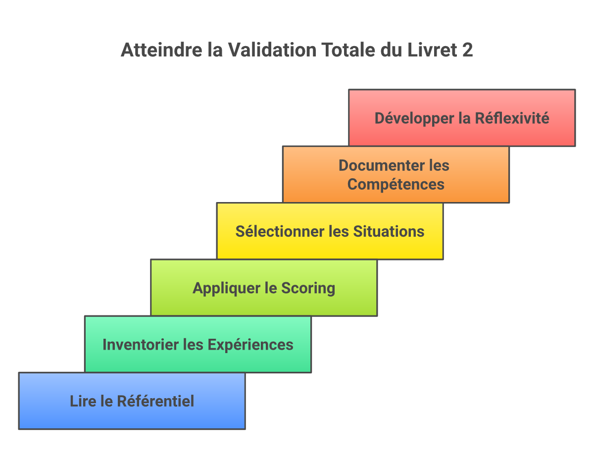 Infographie choisir compétences livret 2 vae - Points clés et méthodologie