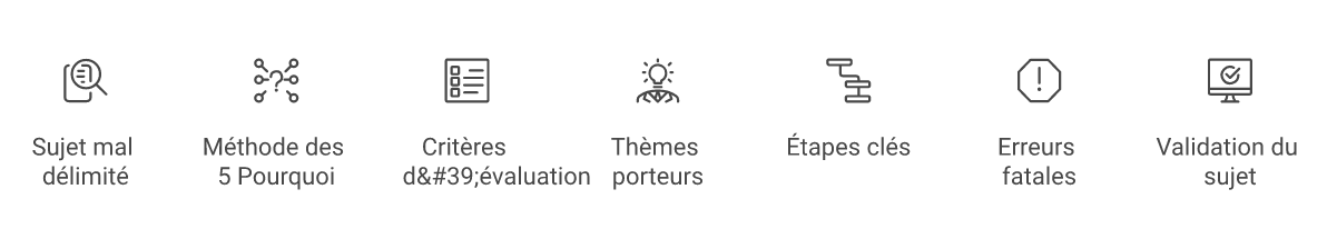 Infographie comment choisir un sujet de TFE infirmier - Points clés et méthodologie