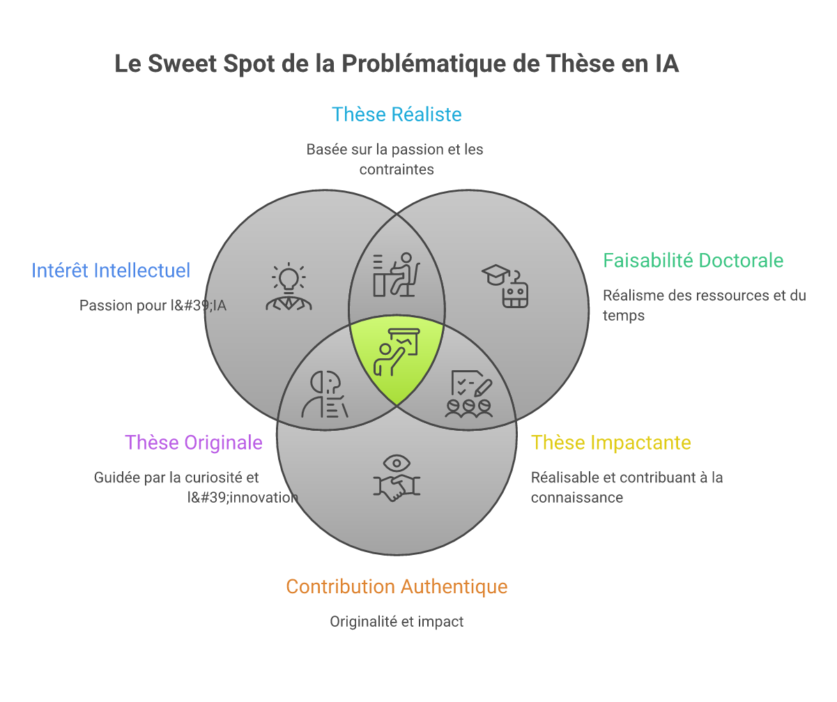 Infographie problématique thèse intelligence artificielle - Points clés et méthodologie