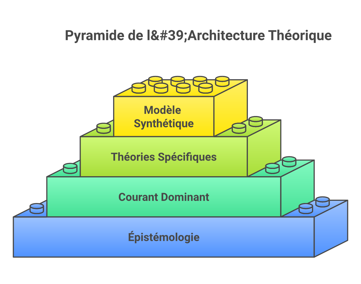 Infographie comment structurer cadre théorique thèse doctorat - Points clés et méthodologie