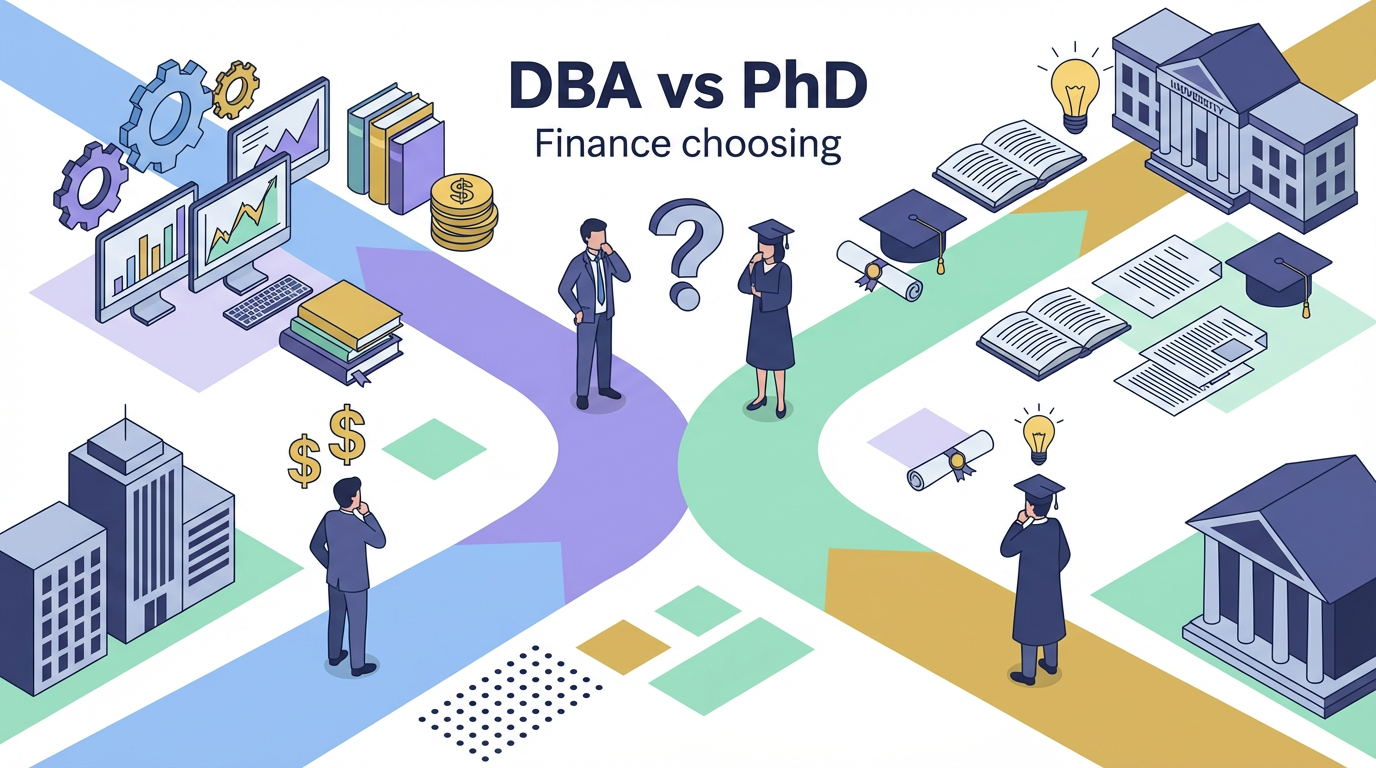 DBA vs PhD en Finance : Quel doctorat choisir en 2026-2027 ?