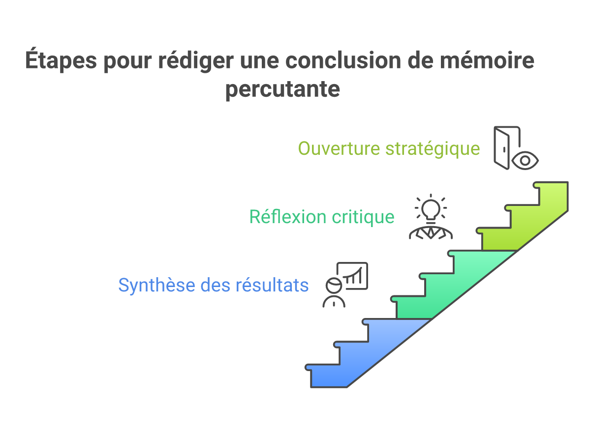 Infographie - rédaction conclusion mémoire de master